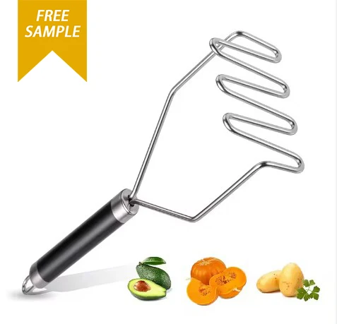 2024 Upgraded Potato Masher Stainless Steel Easy to Clean Masher Kitchen Gadget Tools