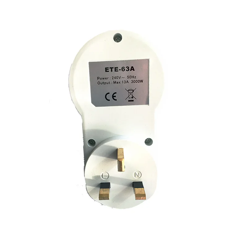 230V 50Hz UK Plug Timer Switch Socket Digital LCD Power110V 60Hz Energy-saving Programmable Time Relay