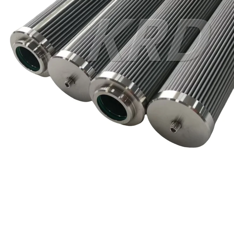 KRD 2024 Hot Sale Compatibility Of Filter Materials Cartridge Industrial Oil Filters Mesh Hydraulic Oil Stainless Steel Filter