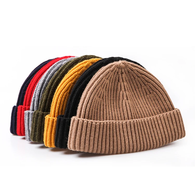 wholesale high quality fashion embroidery winter hats with custom logo beanie hats