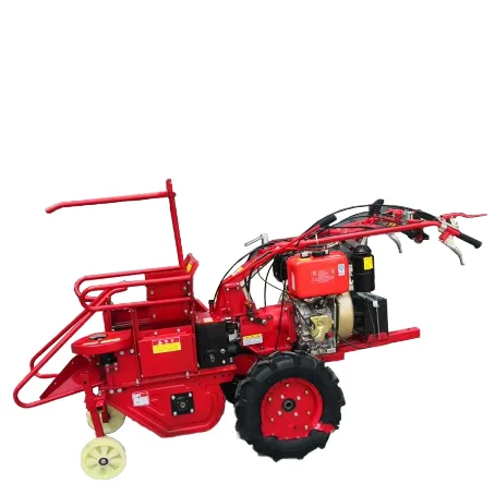 New style mini Walking Type Corn maize Harvester Maize Harvester for power tiller
