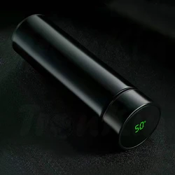 Custom eco friendly electric gym sport LED smart water bottle vacuum flask stainless steel water bottle thermos with custom logo