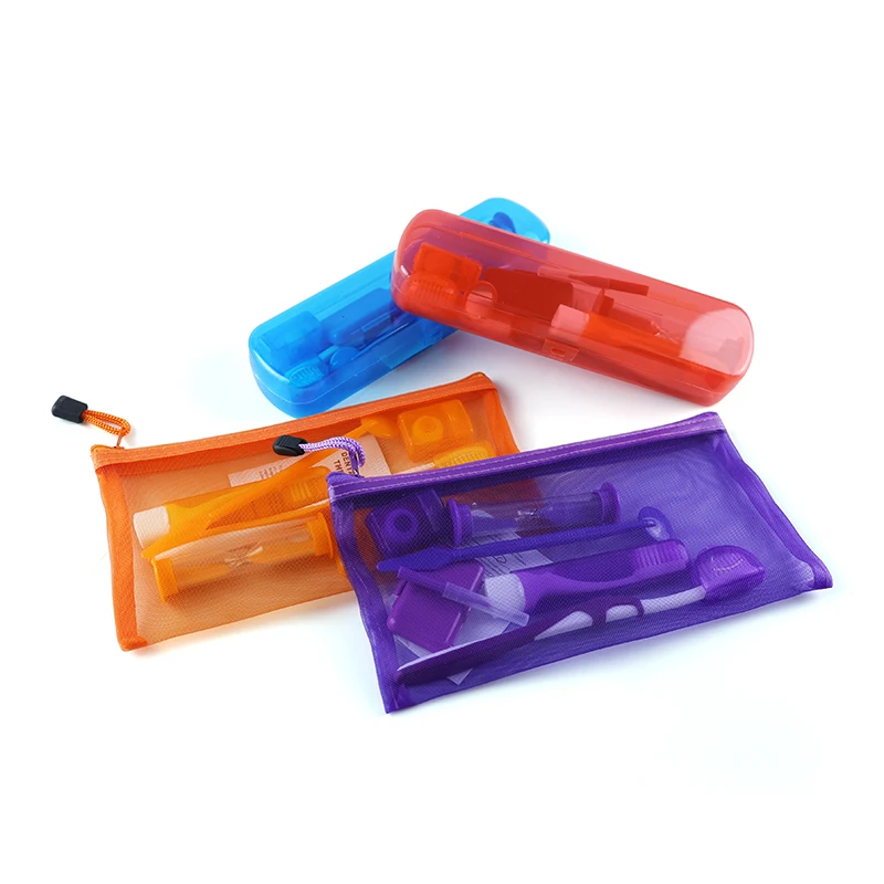 Portable Orthodontic Toothbrush Kit Oral Care Dental Travel Kit Braces Cleaning Kit