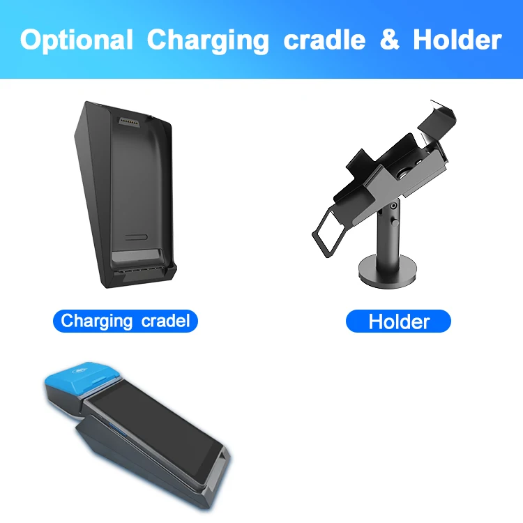 RFID QR Code Reader 4G Smart NFC Machine Mobile Terminal Android Bus Terminal Payment POS Manufacture Z500