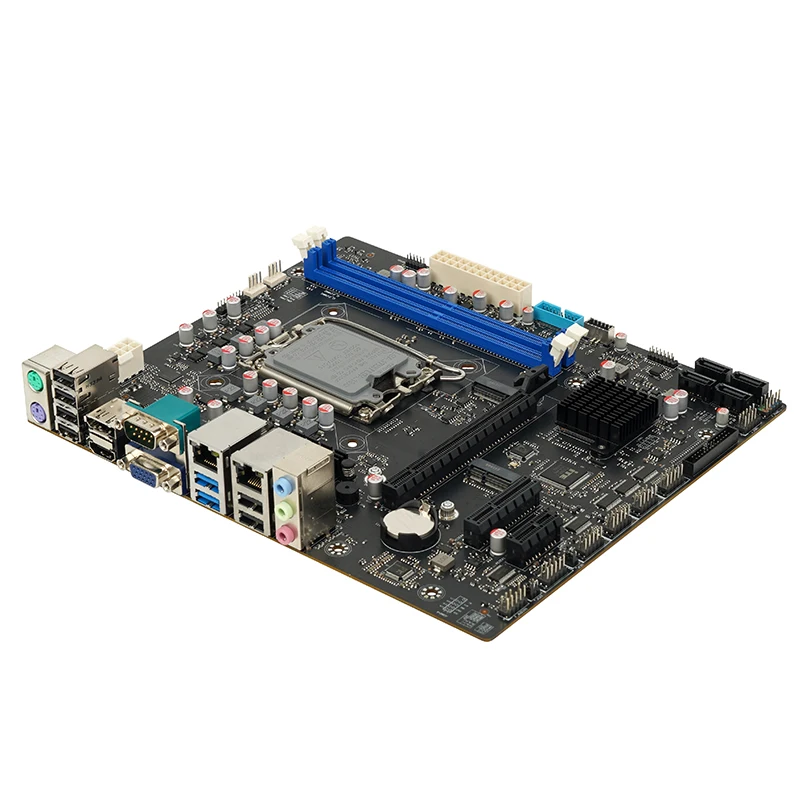 H610 Intel Core 12 th/13 th/14 th Gen VGA/HD MI/DP MATX Motherboard Support Type E Type C DDR4 memory up to 64 GB