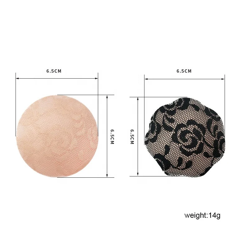 OEM/ODM 6.5CM flower Shape 1 Pair Cubierta de Pezon Adhesive Reusable Women Bra Pasties Nipple Cover Sexy