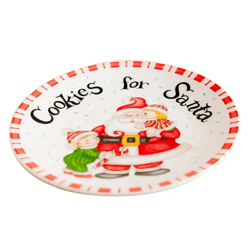 10 Inch Ceramic Cake Plate And Server Set Ceramic Decorate Dinner Plate With Custom Design