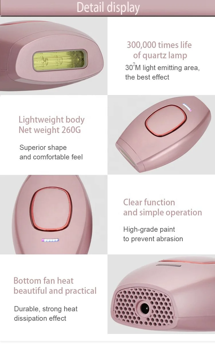 2022 Dropshipping worldwide Permanently Home Use IPL Machine New Device Painless Permanent Laser IPL Hair Remova