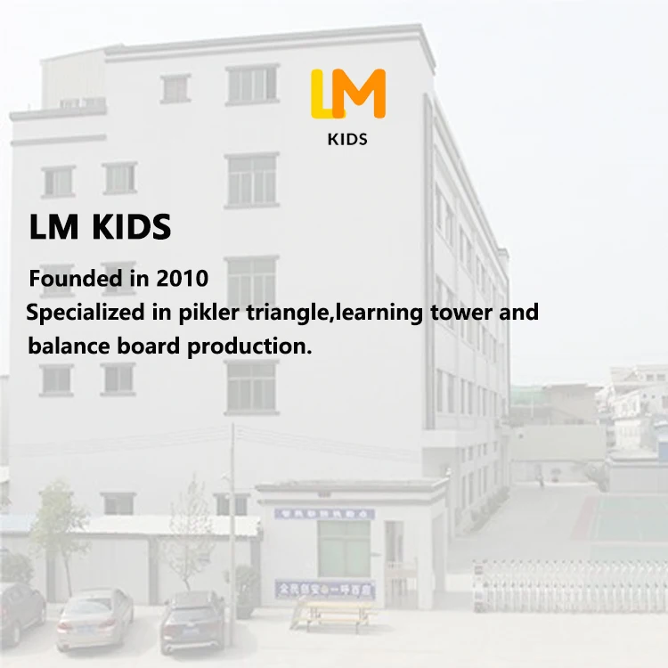 LM KIDS Montessori Kids Daycare Library Bookshelf Foldable Birch Plywood Wooden Library 3-Shelf Bookcase Furniture