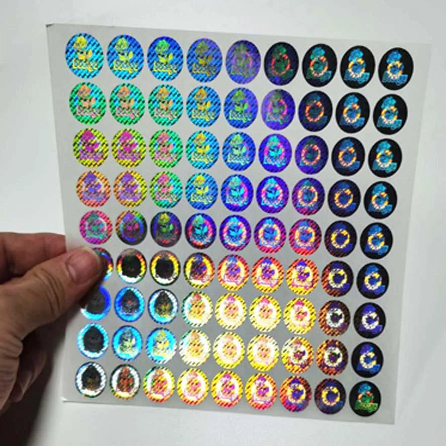 Factory Direct Sales Waterproof Safety Holographic Custom Stickers