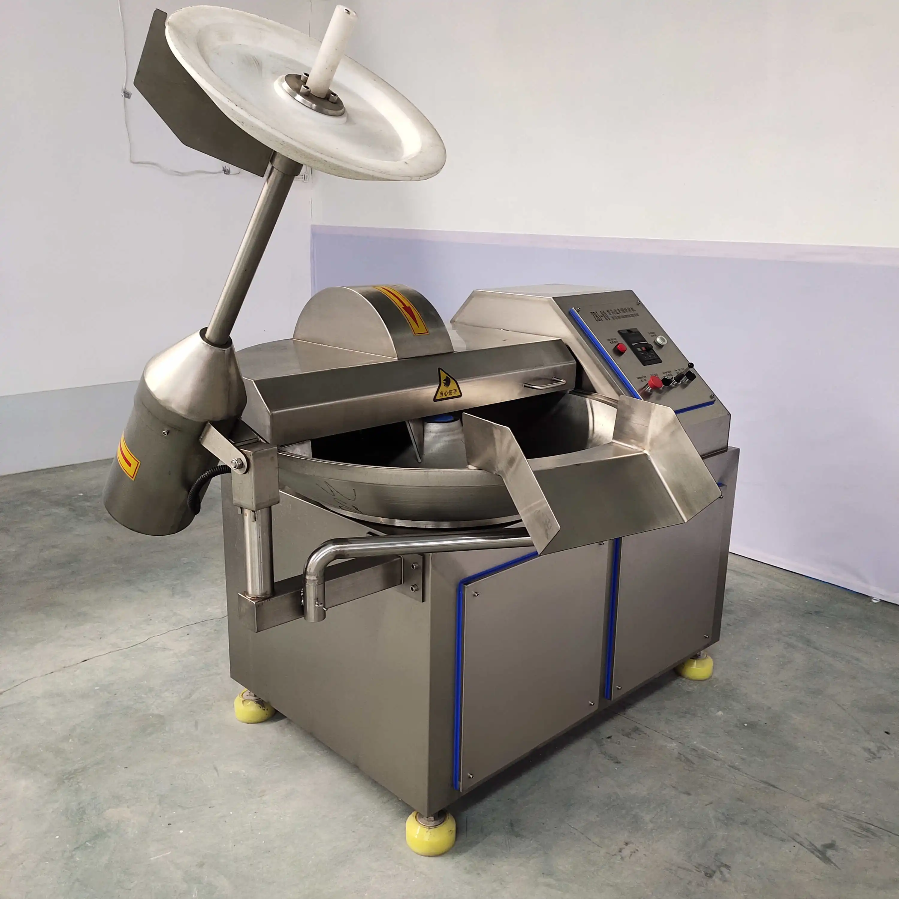 Industrial Commercial High Speed Sausage Meat Chopper Masher Mixer Bowl Cutter Machine Price