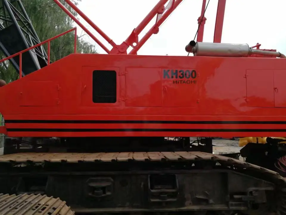 80 тонн бывший в употреблении гусеничный кран Hitachi KH300 Япония оригинал Распродажа по
