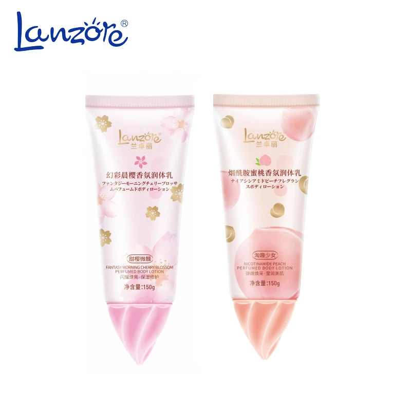 hot sale  Private Label Organic CHERRY BLOSSOM Natural Organic Perfume Body Lotion