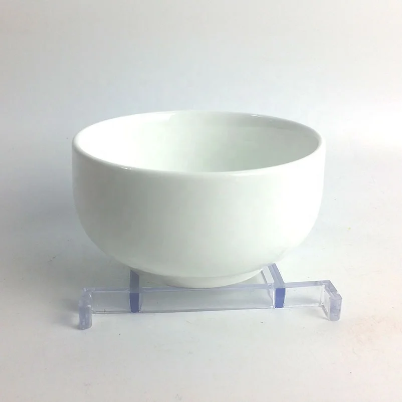 Set of 4 Porcelain Stack able Soup Bowls Ceramic Cereal Bowl  Rice Bowl Set Tableware Items for Restaurant Home Party