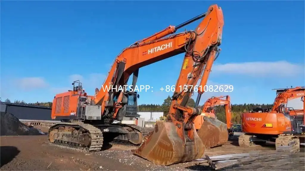 Продажа хорошо по низкой цене Hitachi ZX890LCH большой экскаватор ZX890 подержанный очень