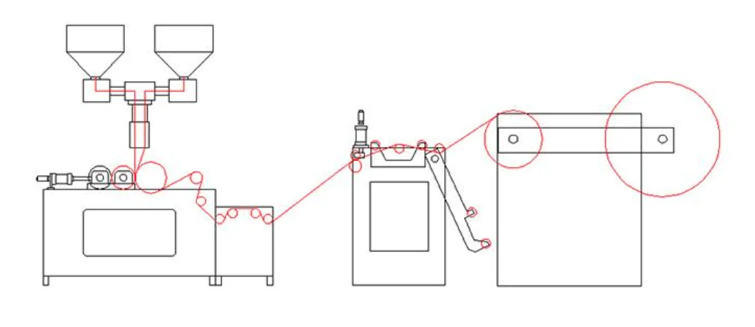 Многослойная машина для производства воздушных пузырей