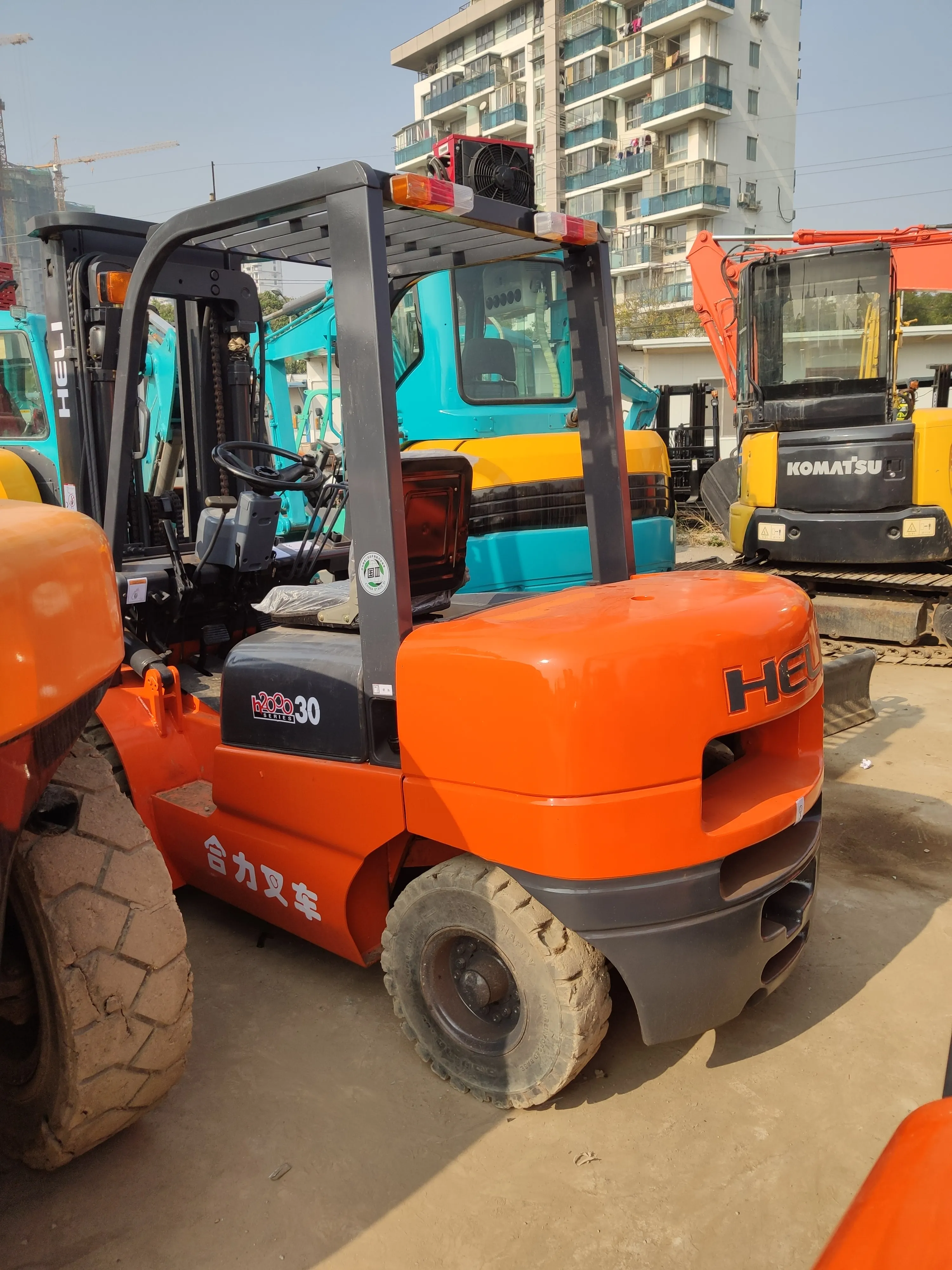 Good condition  3ton HELI  second hand electric include sidesway used forklift