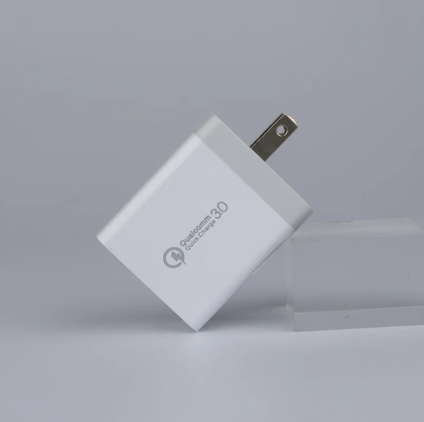 US Fast Charge Foldable 30W Three Port QC 3.0 USB Travel Wall Charger Adaptor