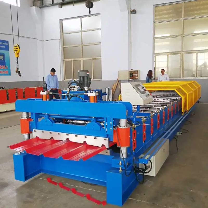 HUATONG 840 Roof Tile Trapezoidal Roofing Tiles Making Machinery