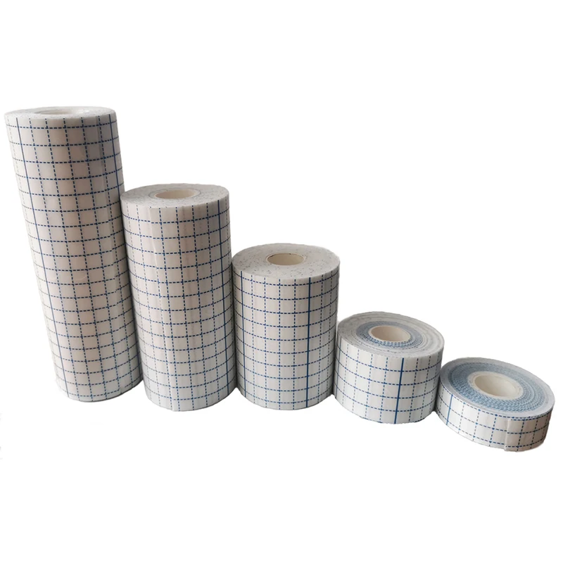 Hypoallergenic Spunlace Non-Woven Surgical Bandage Elastic Stretch Breathable Wound Dressing Fixation Single Coated Medical Tape