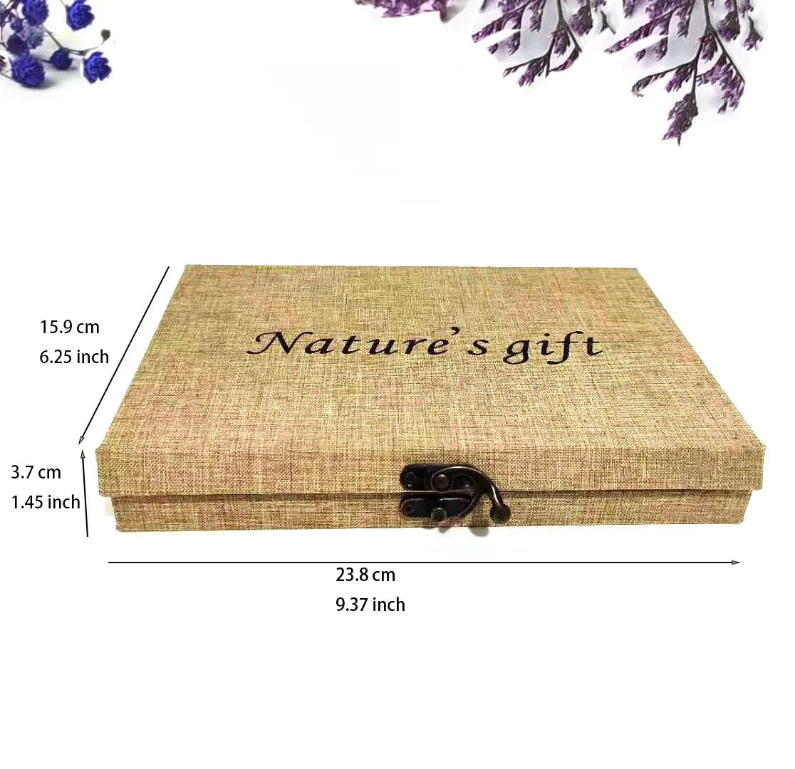 Natural Real Crystal Ornaments Stone Different Materials Crystal Gravel Gift Box ZLF
