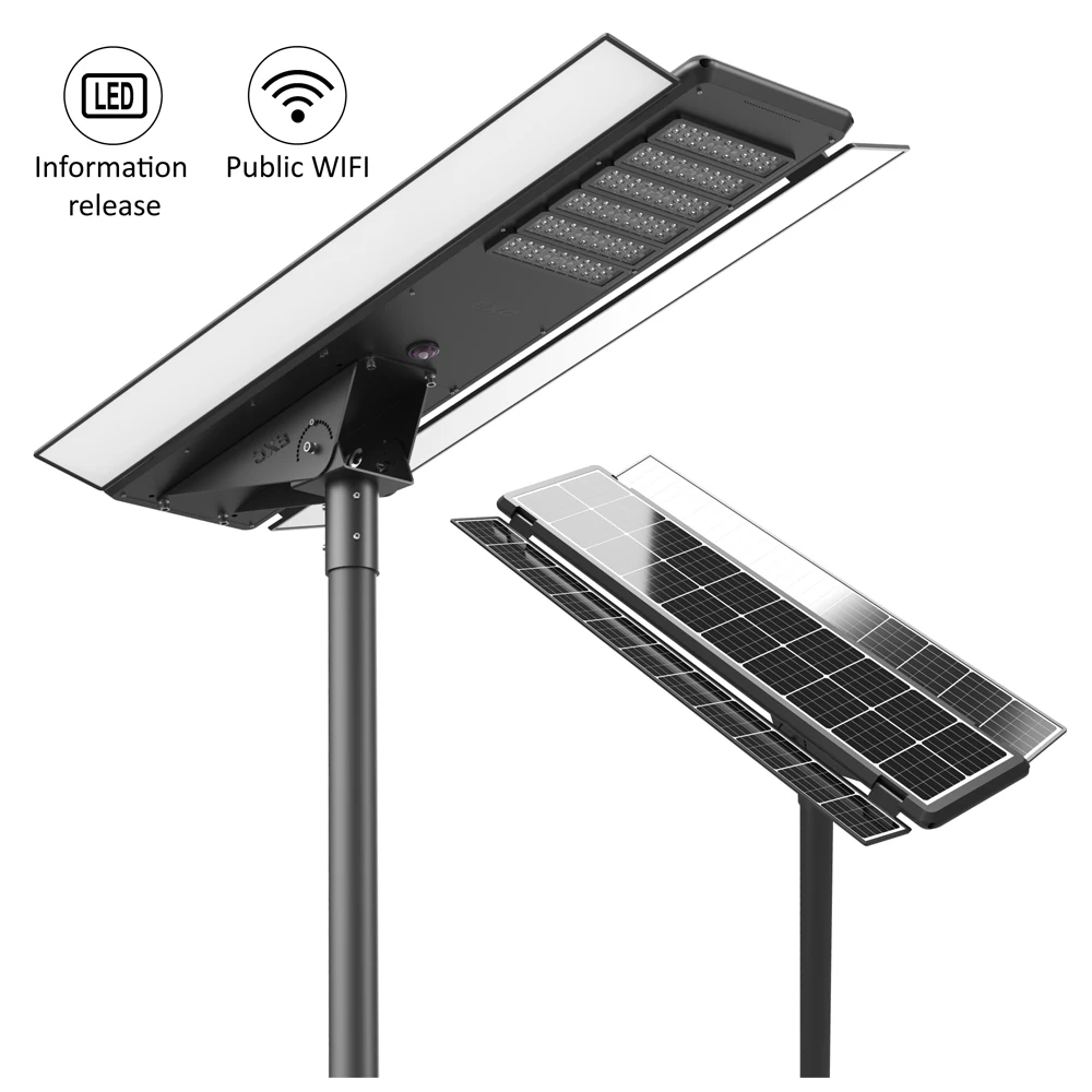 EXC dongguan guangzhou industrial dragon mart dubai solar power induction street light with inbuilt