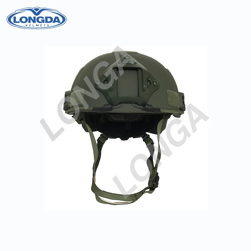 Hight efficiently black military ballistic bullet proof helmet for police