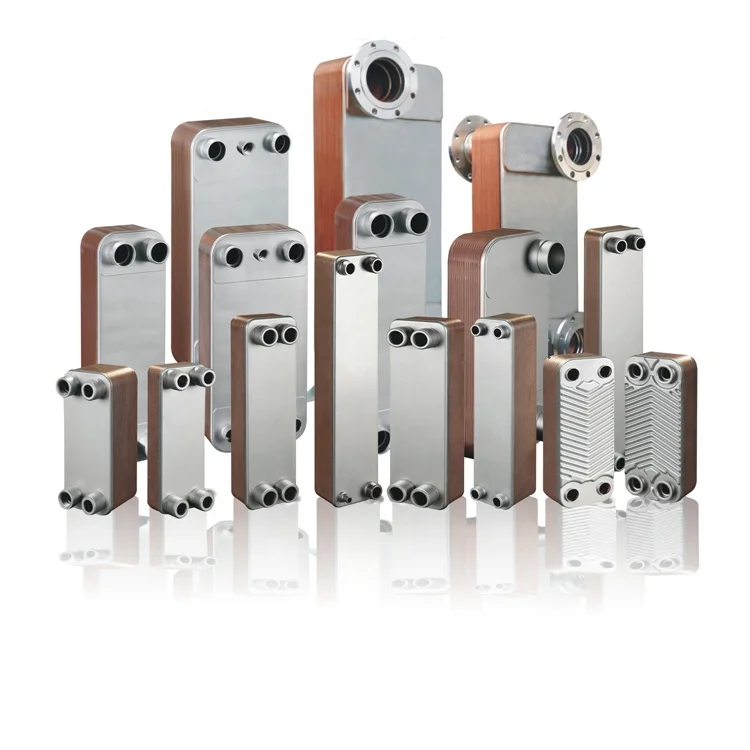 Stainless Steel Coil Brazed Plate Heat Exchanger Freon Water CB110