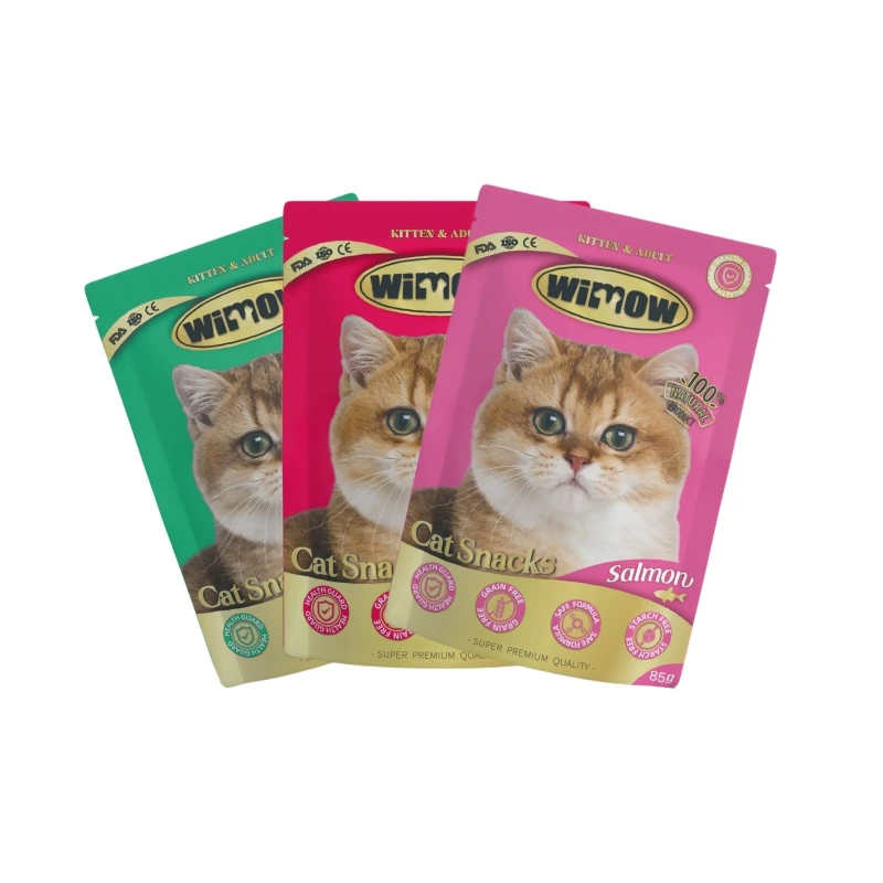 WIMOW OEM ODE Premium Wet Cat Food Pouches with Goat Milk and Chicken for Kittens