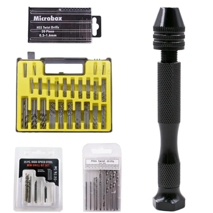 Black hand Twist bit Vajraybodhi play model Hand Drilling Tool Mini Twist bit set