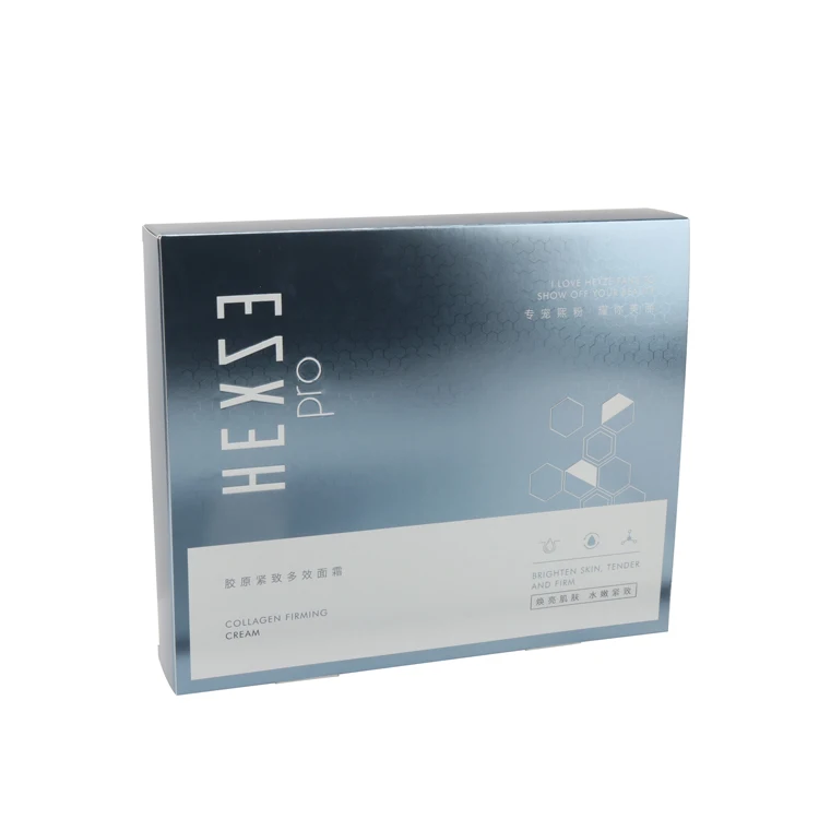 High Quality Supplier Custom fold printing packaging facial mask paper card box