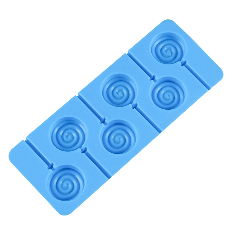 Best Seller Reusable Heat-resistant Silicon Hard Lollipop Candy Mould DIY Candy Toys Kids Lollipop Silicone Candy Mold