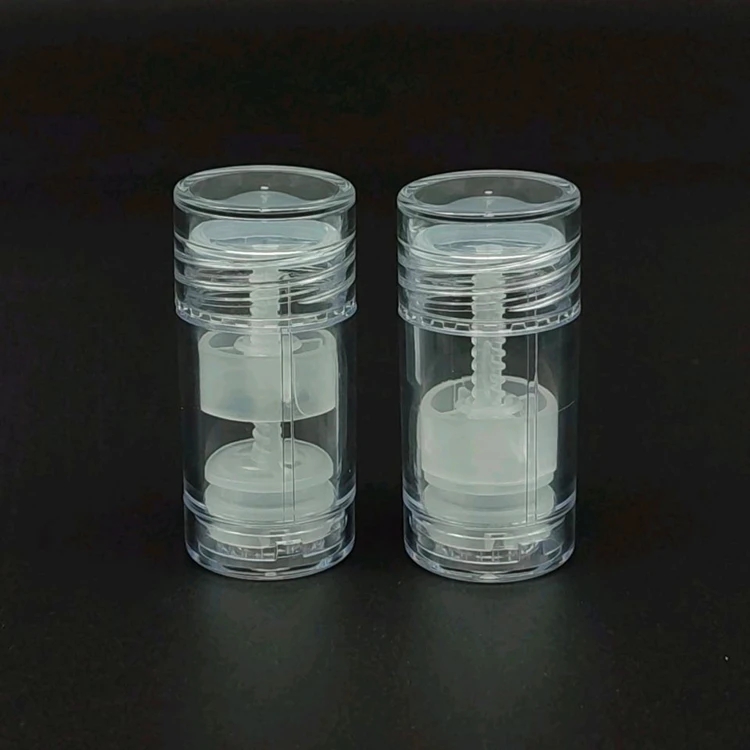 15g empty small twist up plastic deodorant stick bottle