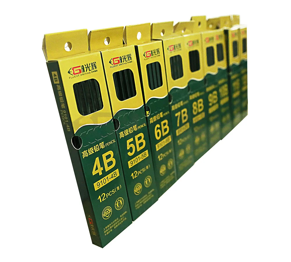 
Amazon hot sale 6H 5H 4H 3H 2H H F HB B 2B 3B 4B 5B 6B 7B 8B 9B 10B 11B 12B sketching pencil set 