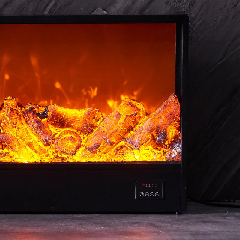 Customizable Size Flame Home Smart Wall Mounted Electric Fireplace Insert