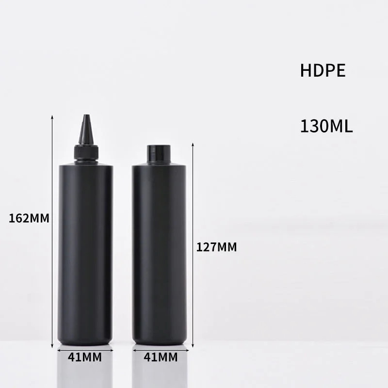 Оптовая продажа 30 мл-750 мл HDPE черный светостойкий AB Клей УФ лак для ногтей пластиковая бутылка пигментной упаковки