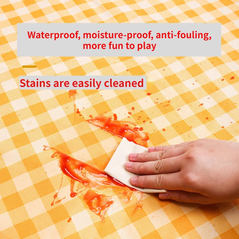 Outdoor picnic mat camping moisture-proof portable non-woven Oxford cloth thickened waterproof weekend outing tent floor mat