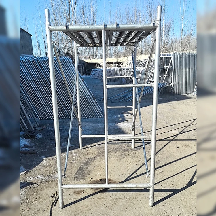 Хорошо сварные Стальные Каркасные Строительные леса трубчатые металлические регулируемые для строительства