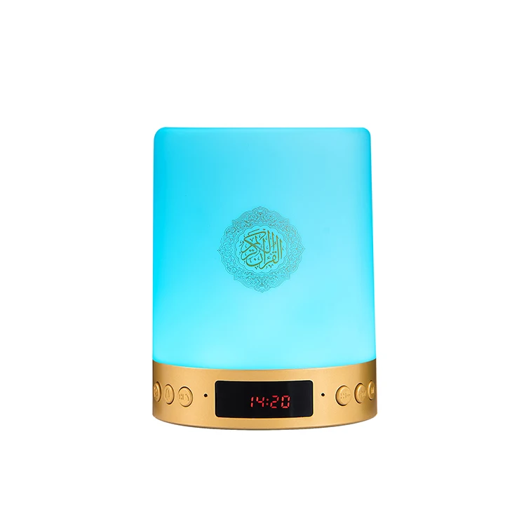 Factory Price High Quality islamic gifts azan alarm clock quran players with remote control