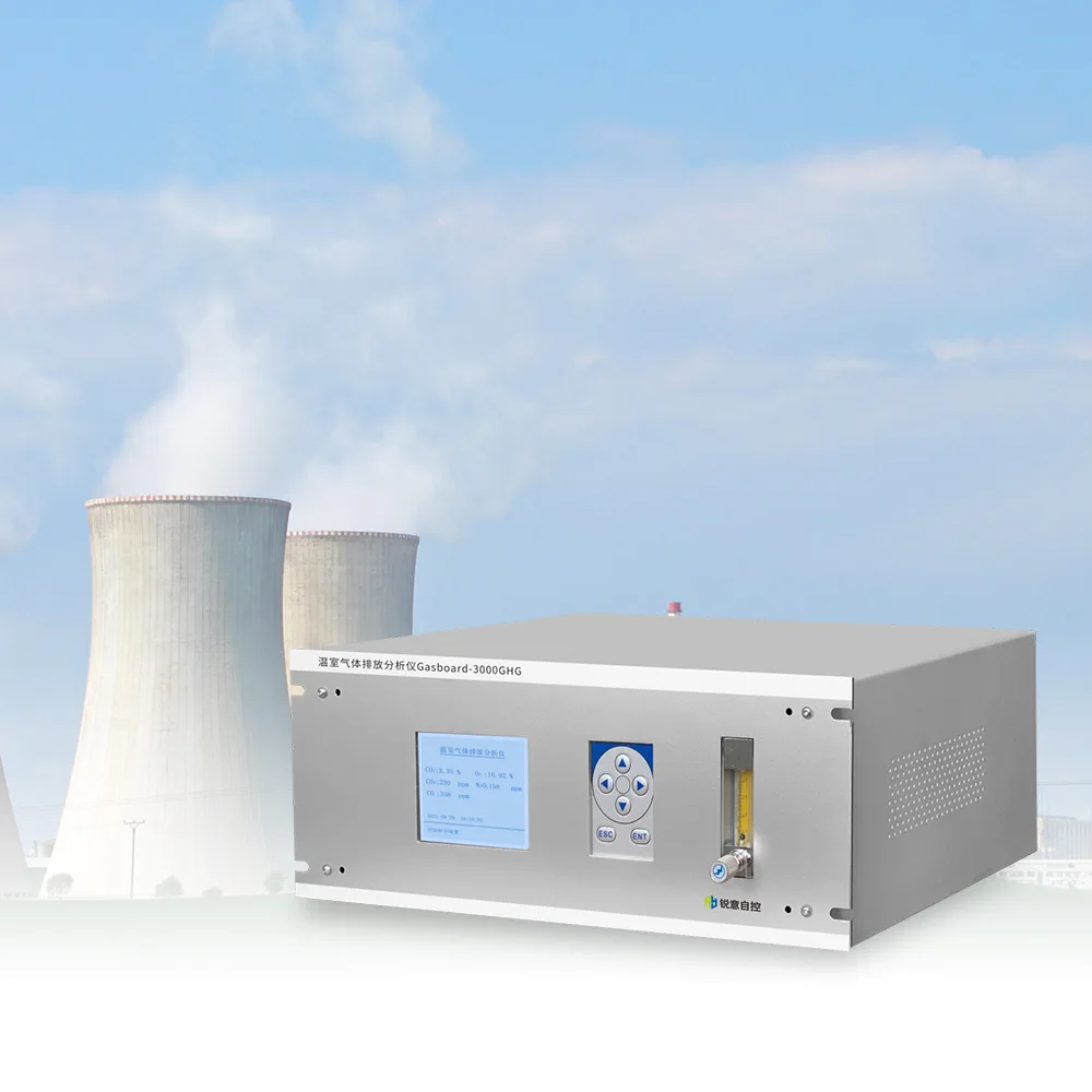 Газов излучения анализатор Gasboard-3000GHG NDIR двухкамерный датчик парниковых газов