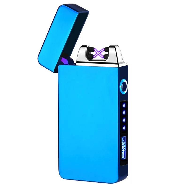 Оптовая продажа качественная плазменная зажигалка с USB для свечей беспламенная перезаряжаемая Зажигалка курения пользовательским логотипом деловой подарок