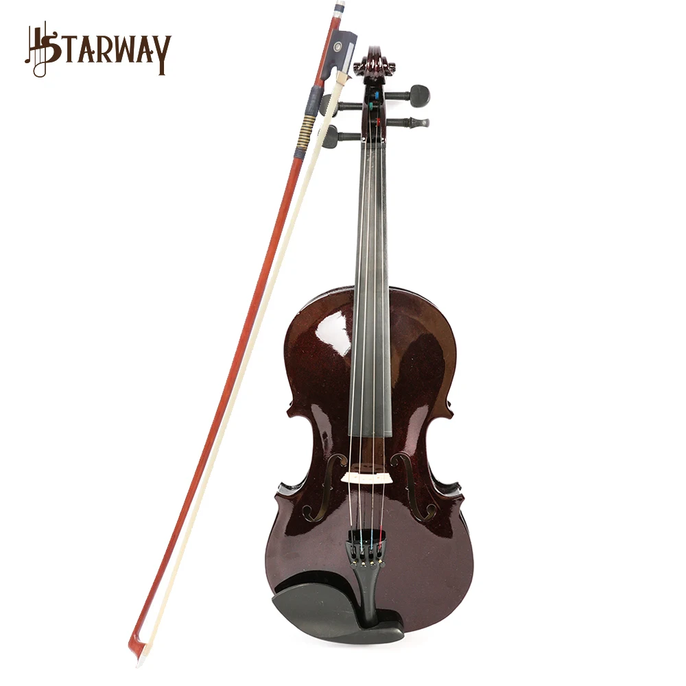 STARWAY Cheap 2/4 3/4 4/4 Basswood violin Music Instrument with violin case for Beginner and children