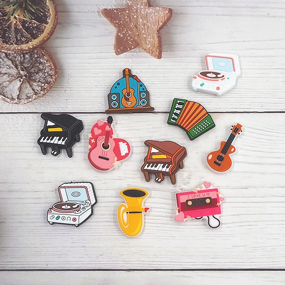 Wholesale BPA Free DIY Baby Pacifier Chain Baby Teeth Beads Chewing Toys Tuba Focal Silicone Charms For Pens