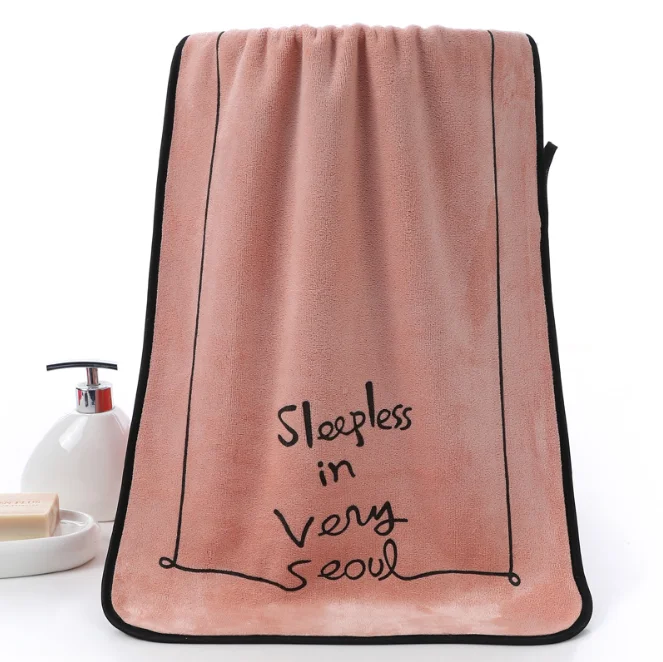 
Wholesale face bath towels Microfiber printed towel quick drying hair towel 