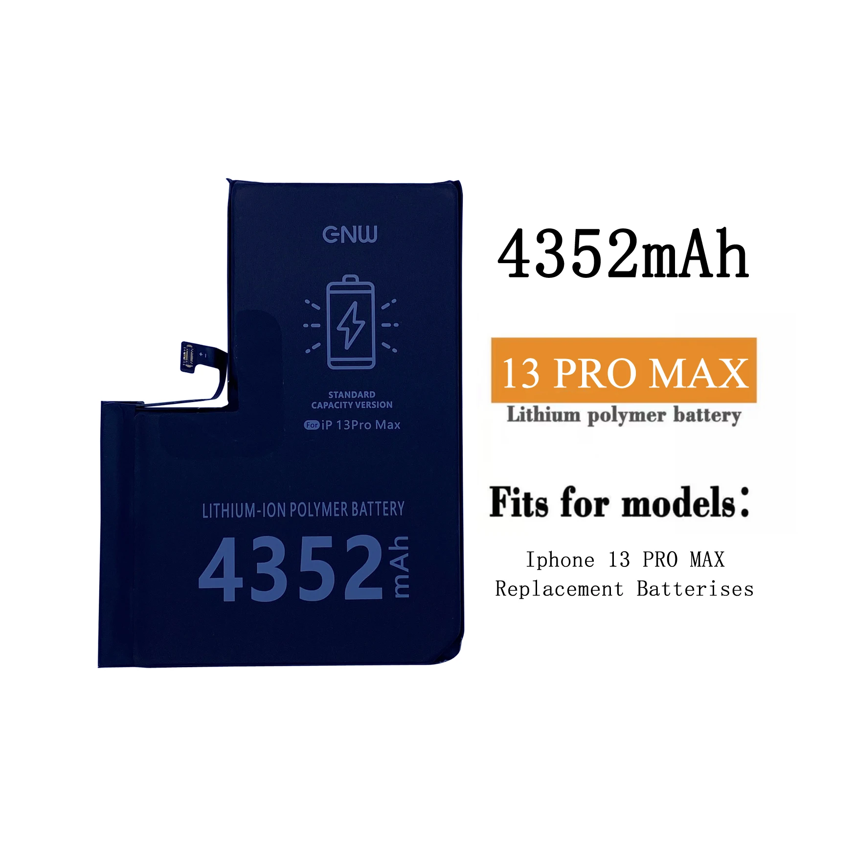 High capacity original customized battery for iphone all model 4 5 6 7 8 se x 11 12 13 for iPhone 13 pro max battery