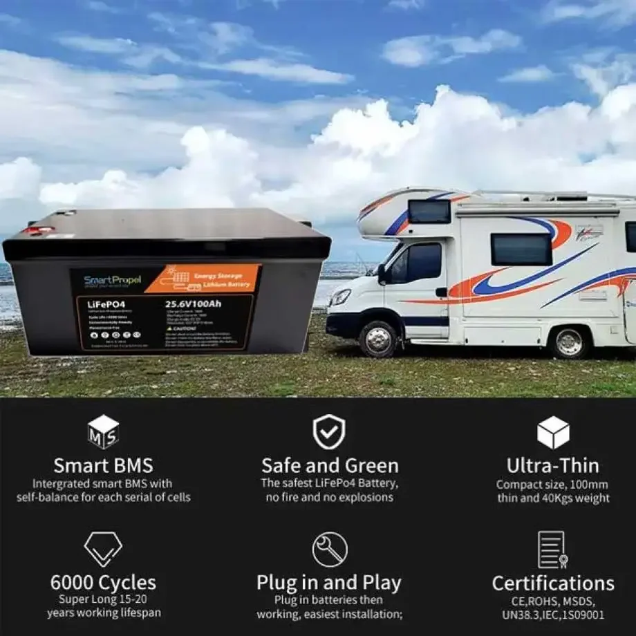 2023 Wholesale 12V 24V Lifepo4 Battery Replacement Lead-acid Battery  for solar systems