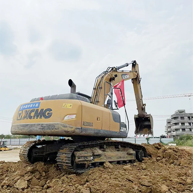 XCMG China Large Size Used Crawler Digger 20t Excavator For Sale XE200DA