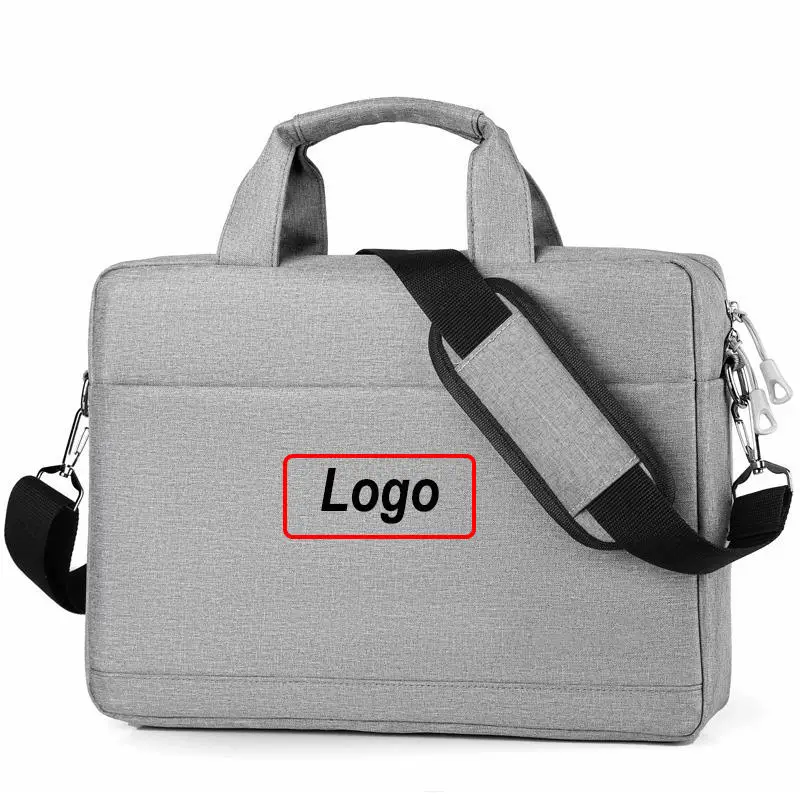 Wholesale Prices Custom LOGO 15 Inch Waterproof Office Slim Notebook Messenger Briefcase Tote Laptop Bags