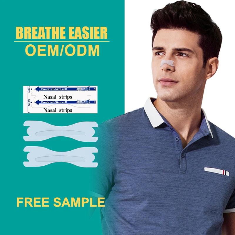 Customized Anti-Snoring Nasal Patch Breathe Right Nasal Strips Original Manufacturer