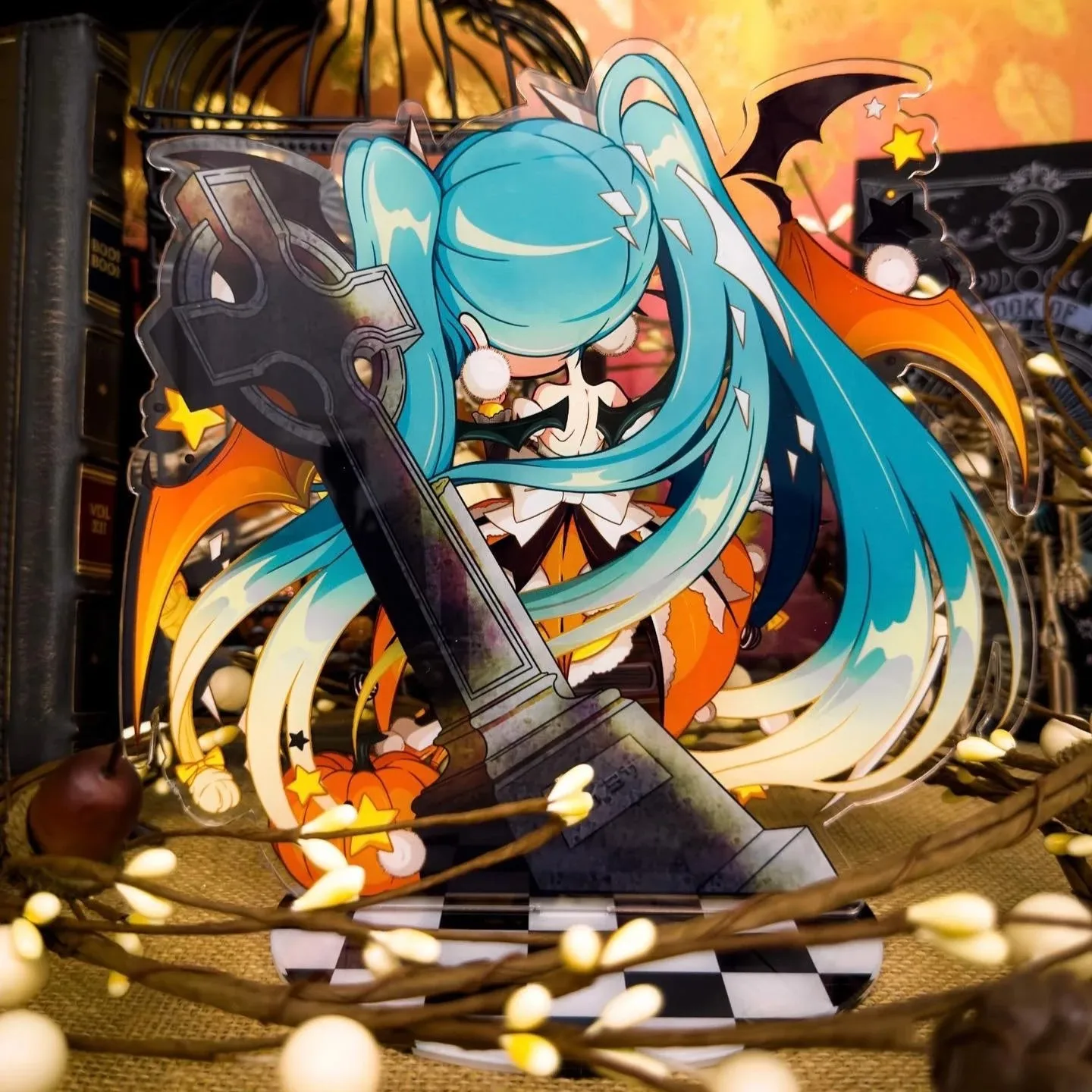 Miku Anime Merchandise Custom Anime Character Printed Clear Acrylic Stand Plastic Standee For Tables
